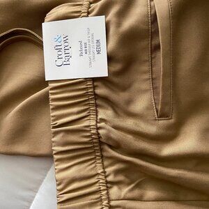 Croft & Barrow 100% Lyocell silk like pants. Machine washable.